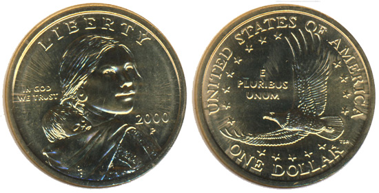 2000 Sacagawea Dollar