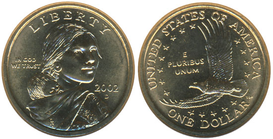 2002 Sacagawea Dollar