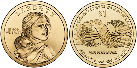 one dollar coin sacagawea